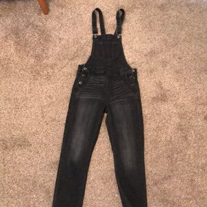 Black old navy overalls